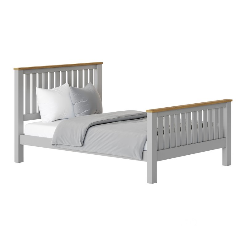 uhomepro Gray Full Size Bed Image 13