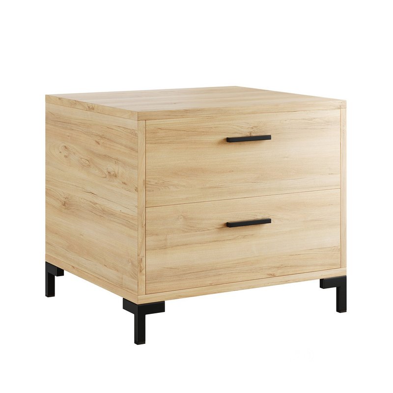 Bedside table Cleveland Wood Image 1