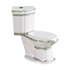 Corner Elongated Two Piece Dual Flush Bathroom Toilet - Thumbnail 14