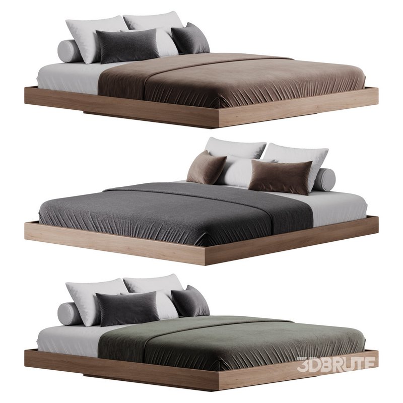 Espresso Platform Bed Image 1