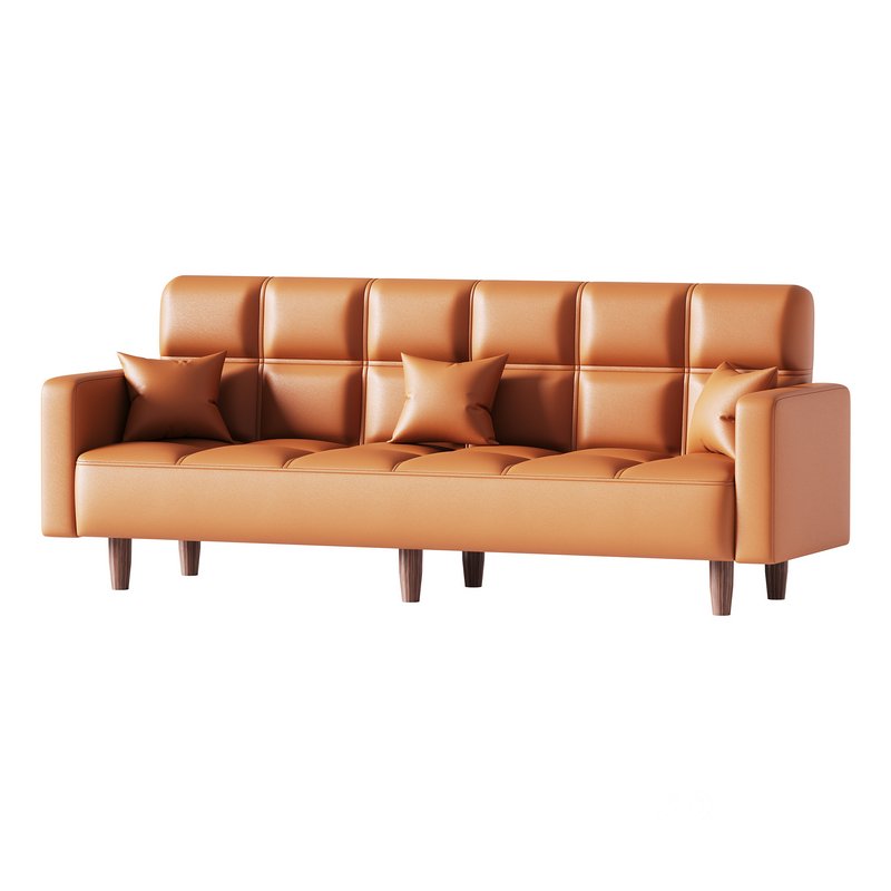 Modern 4-Seat Convertible Sofa Image 14