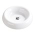 Bathroom Vessel Sink White Porcelain Tranquility - Thumbnail 1