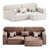 Corner sofa Vienna Bucle White - Thumbnail 1