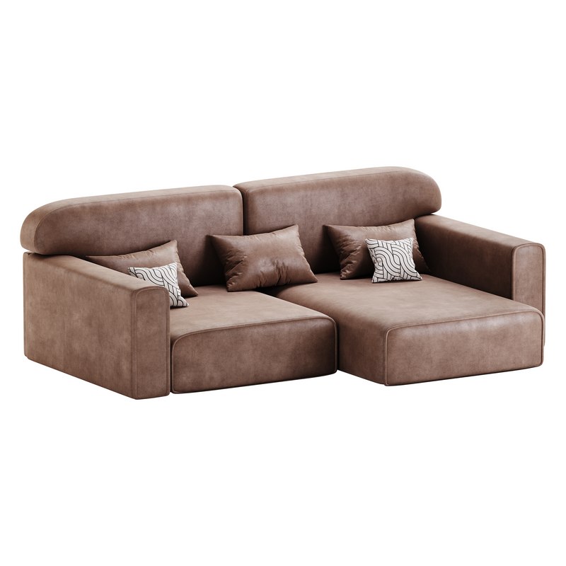 Corner sofa Vienna Bucle White Image 14