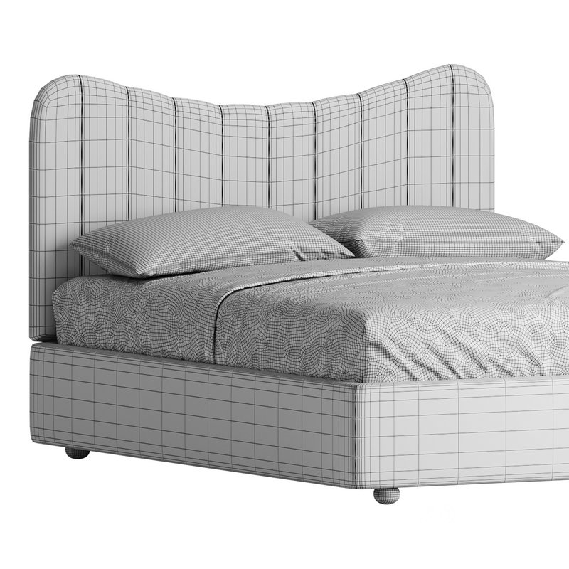 Bed LINE BEIGE by Romatti Image 15