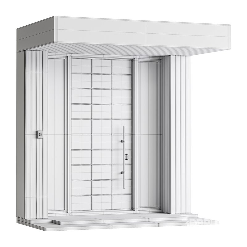 Modern entrance door 02 Image 16