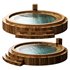 circular wooden pool - Thumbnail 1