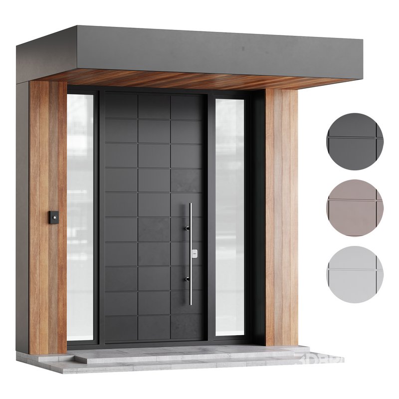 Modern entrance door 02 Image 1