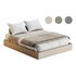 Grey Platform Bed - Thumbnail 1