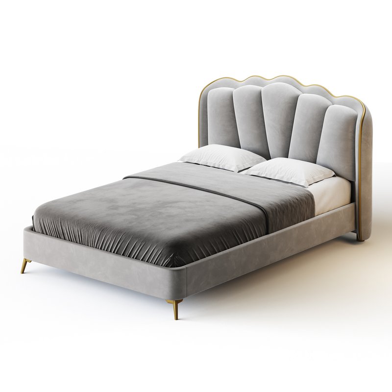 Living Room Use Sponge Padded Platform Bed Image 2