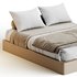 Grey Platform Bed - Thumbnail 3