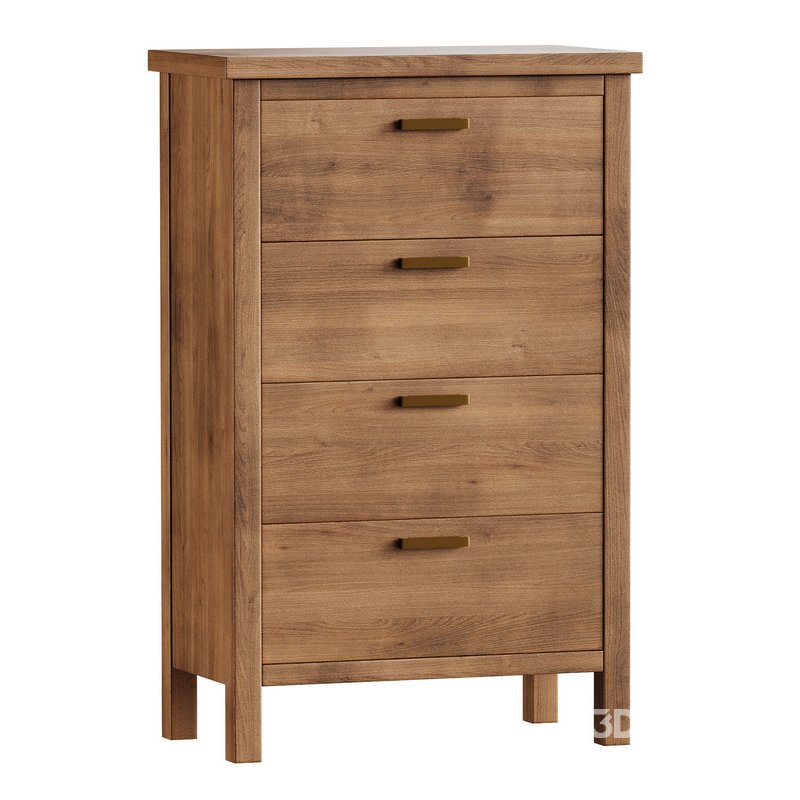 Reed 4-Drawer Dresser Image 2