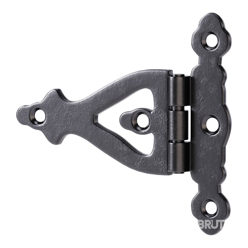 Black Wrought Iron Door Hinges Image 2