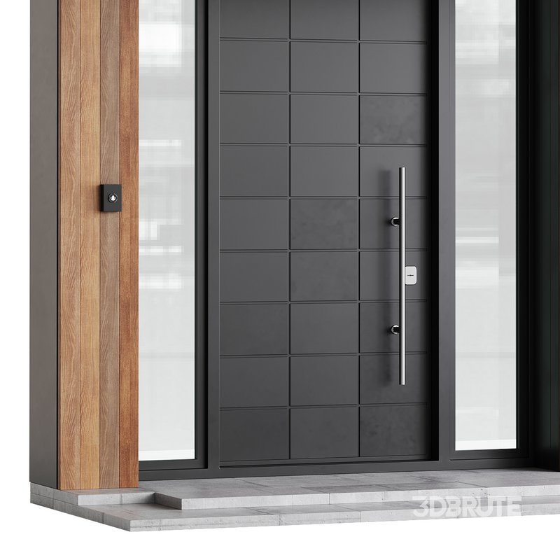 Modern entrance door 02 Image 2