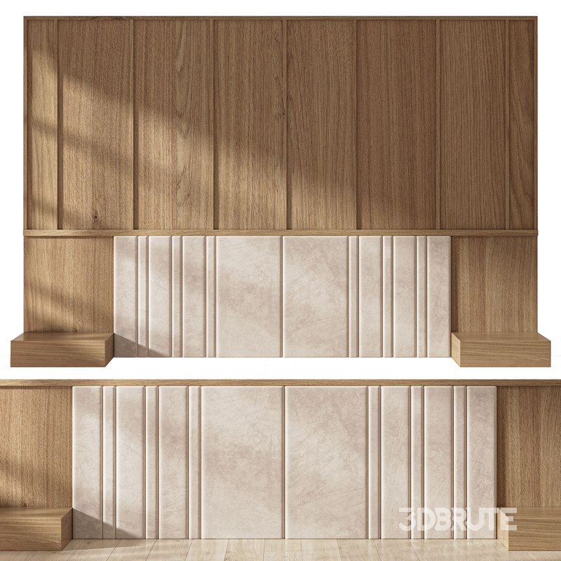 Decorative wall panel composition bedroom set 5 Image 1