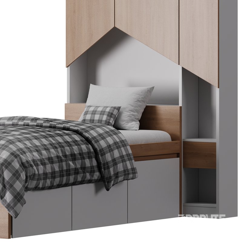 Penny Bed 2 90 White Plywood Image 8