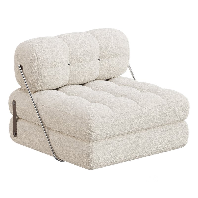 TALIA BOUCLE LOUNGE CHAIR Image 2