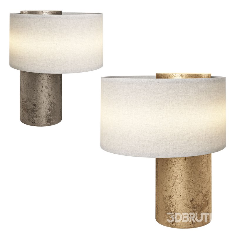 Bobo Table Lamp Gold Leaf Image 1