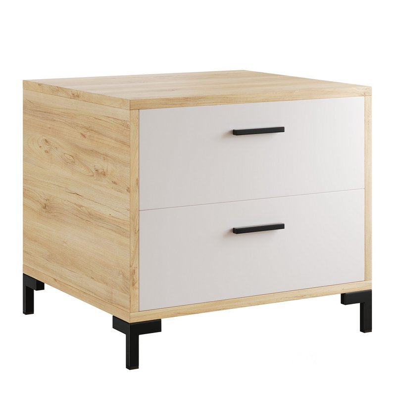 Bedside table Cleveland Wood Image 2