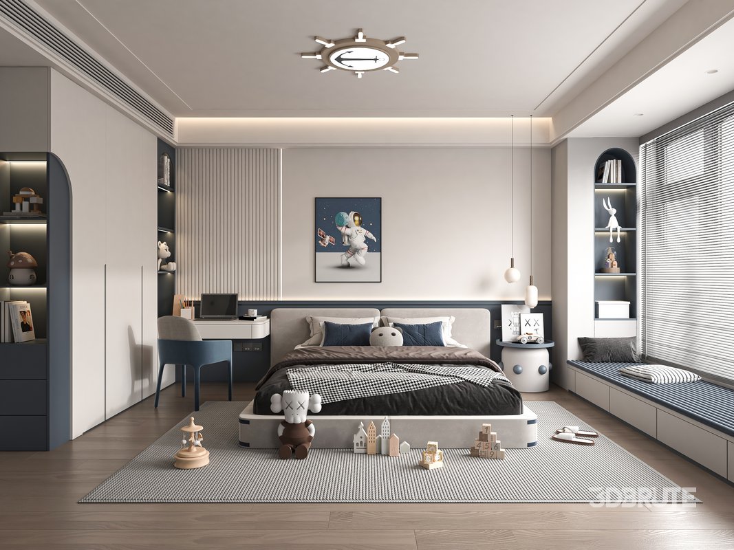 Modern bedroom Image 1