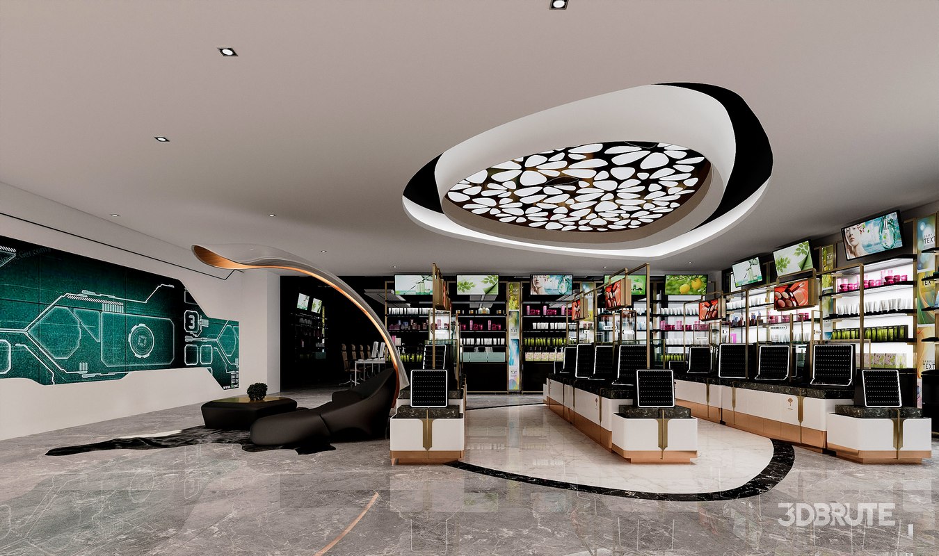 Modern Technology Company Front Desk Lobby Image 2