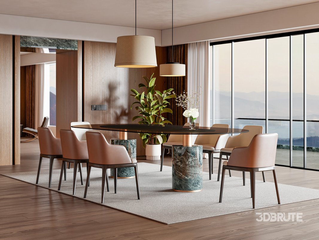 Modern dining room Image 1