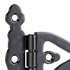 Black Wrought Iron Door Hinges - Thumbnail 3