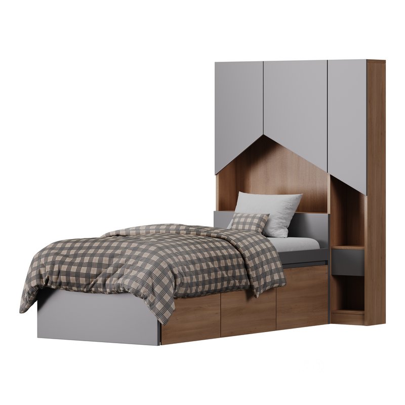 Penny Bed 2 90 White Plywood Image 6