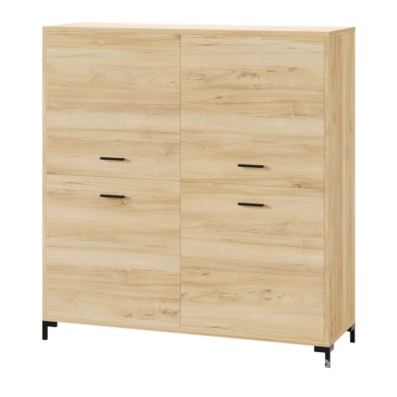 Cleveland-2 Wood White Cabinet Image 3