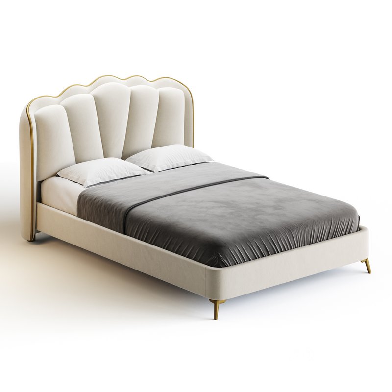 Living Room Use Sponge Padded Platform Bed Image 3