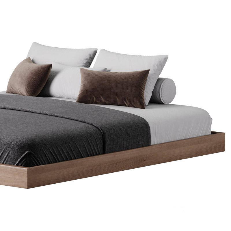 Espresso Platform Bed Image 3