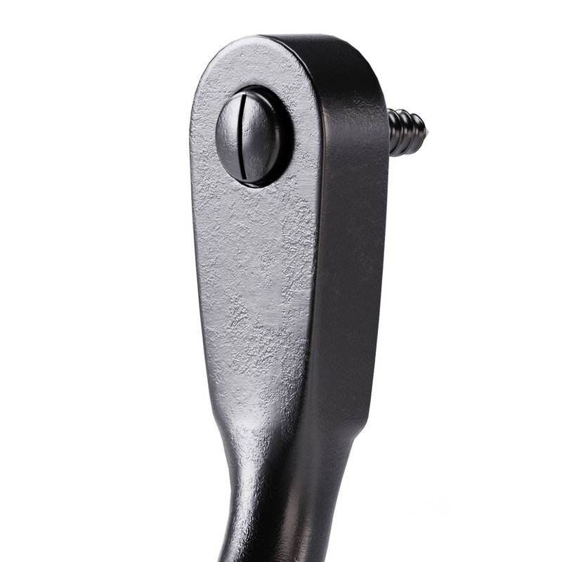 Black Wall Mount Coat Hook Image 4