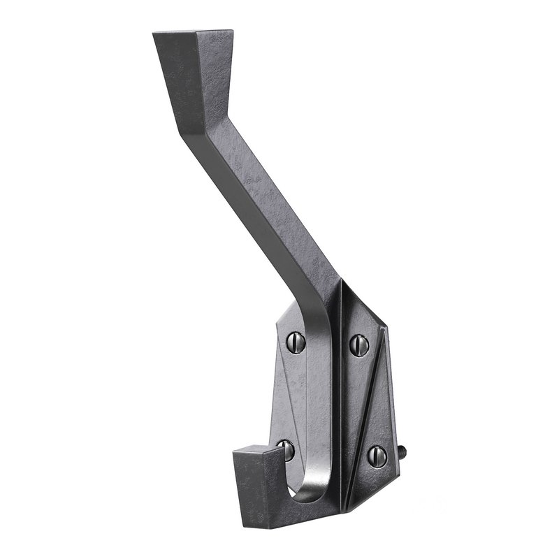 Renovator Supply Heavy Duty Coat Hooks Double Hook Coat Hanger Image 2