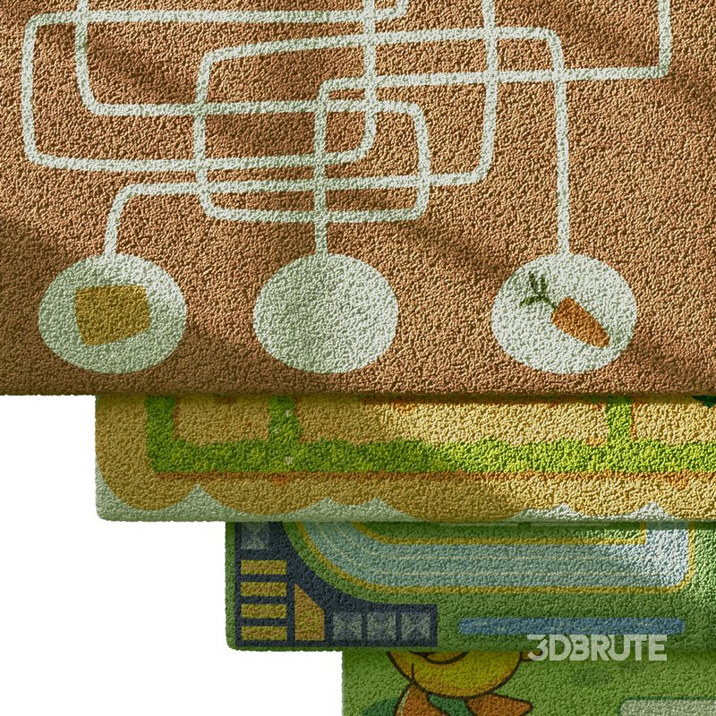 Kids carpet set 7 Image 3