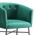 Aurelie Tub Chair in Emerald Green Velvet - Thumbnail 6