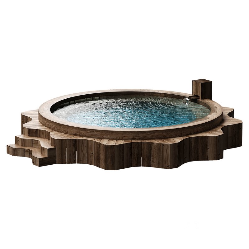 star wooden pool Image 4