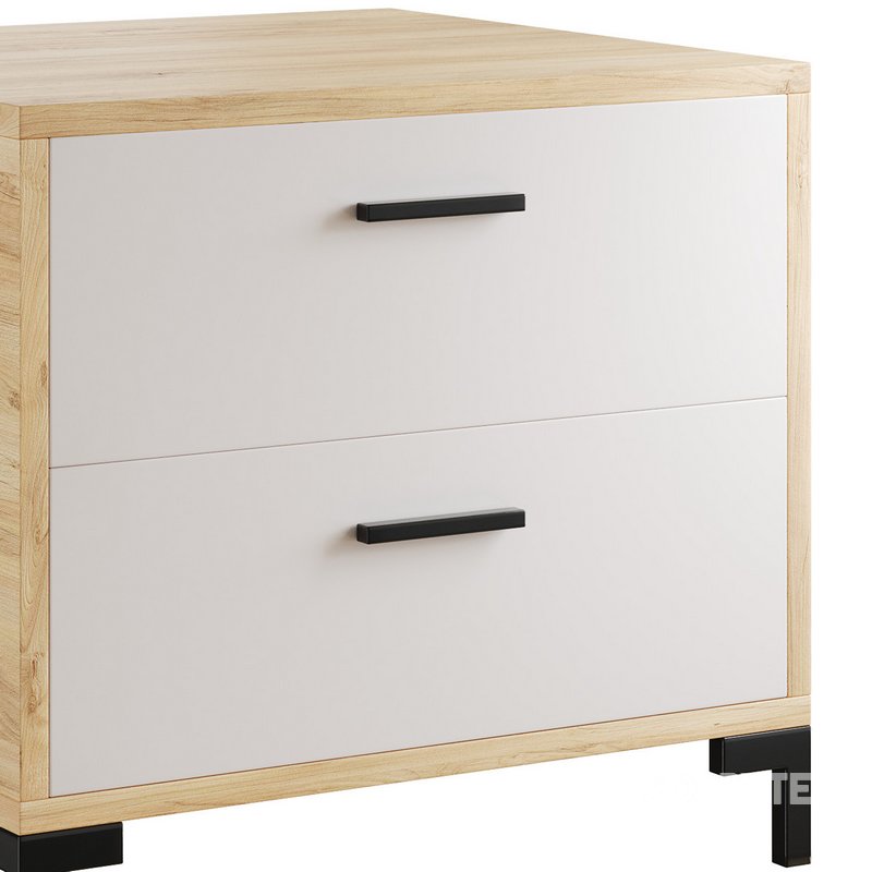 Bedside table Cleveland Wood Image 4