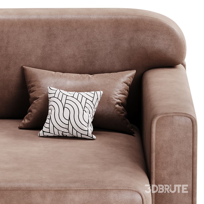 Corner sofa Vienna Bucle White Image 3