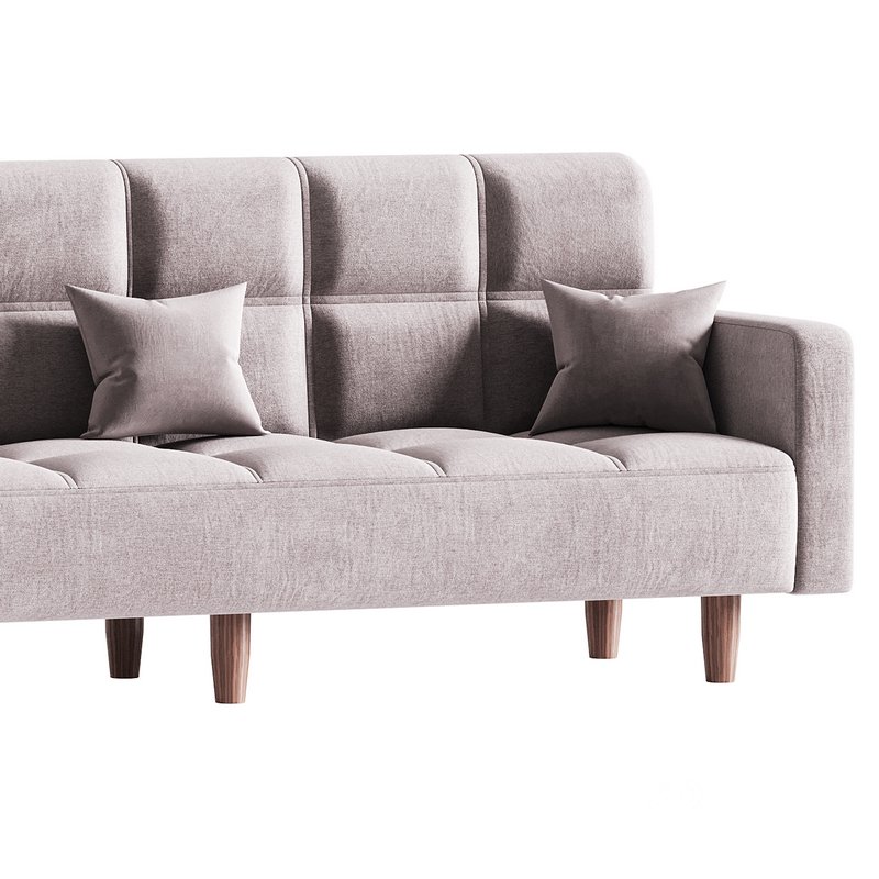 Modern 4-Seat Convertible Sofa Image 4