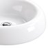 Bathroom Vessel Sink White Porcelain Tranquility - Thumbnail 4