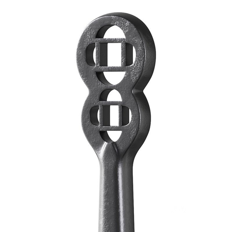 Polished Solid Aluminium Carpet Clip Stair Holder Pair Image 3