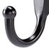 Black Wall Mount Coat Hook - Thumbnail 3