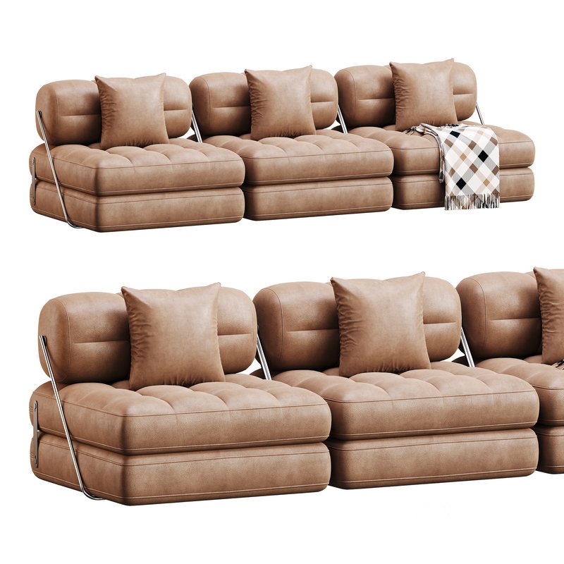 TALIA BOUCLE LOUNGE SOFA Image 2