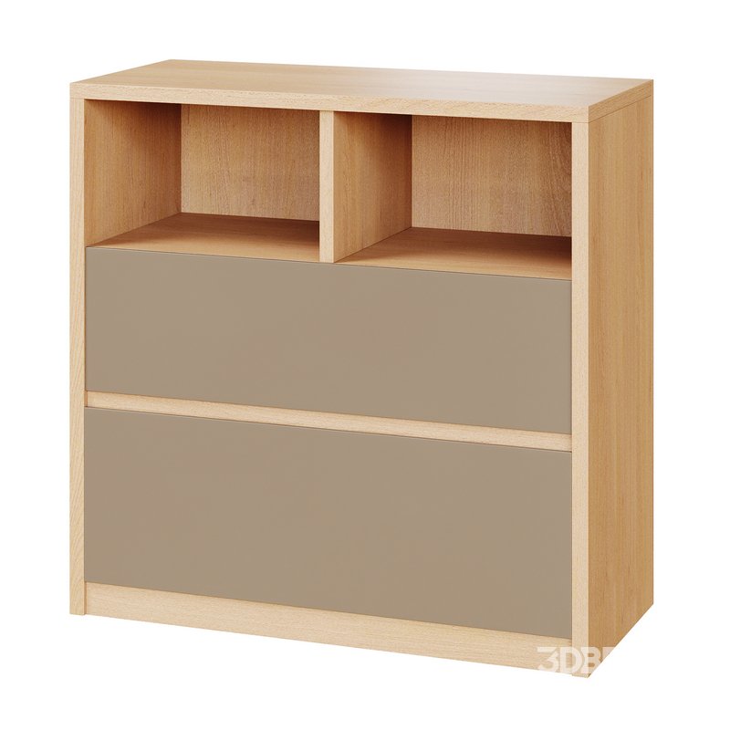 Penny Gene Plywood Latte Chest of Drawers Image 9