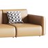 Modern Single Brown Sofa - Thumbnail 5