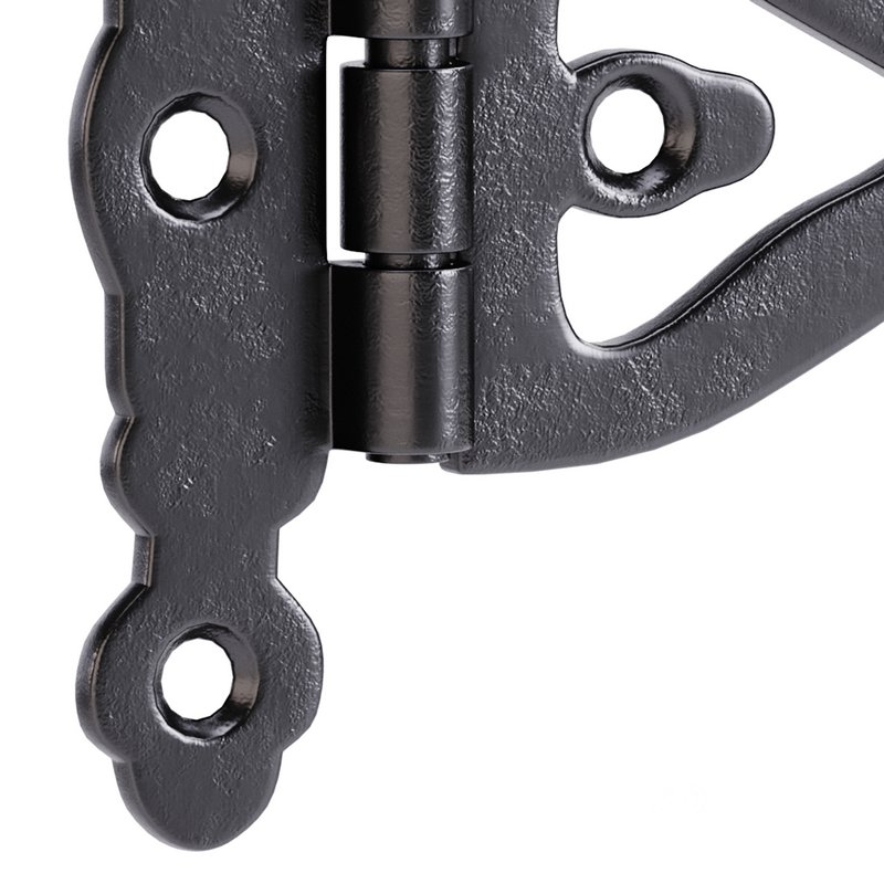 Black Wrought Iron Door Hinges Image 4