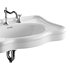 Bathroom Console Sink Deluxe Counter Top White Vitreous China - Thumbnail 4