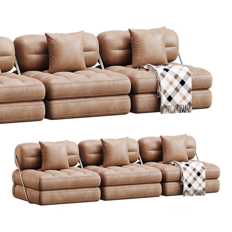 TALIA BOUCLE LOUNGE SOFA Image 5