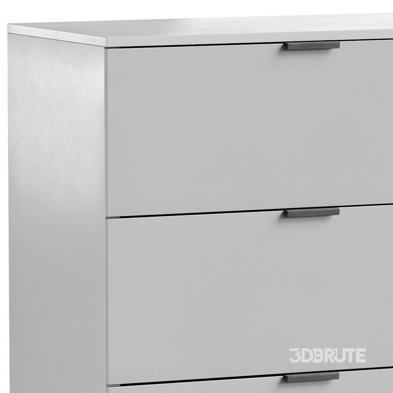 Chest of Drawers Shelving-4 Sand Image 5