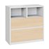 Penny Gene Plywood Latte Chest of Drawers - Thumbnail 4